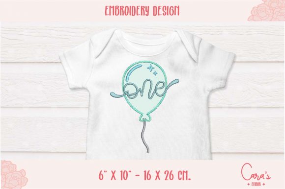 A Designer's Look at the One Year Balloon Applique