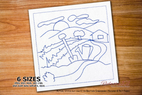 A Designer's Review of a Farm Scene Embroidery Design