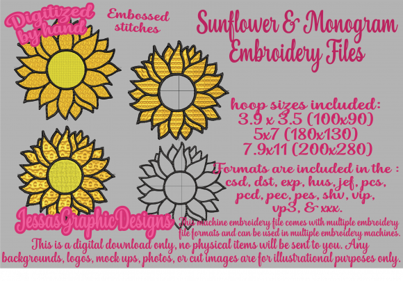 A Hands-On Review of Sunflowers with Monograms