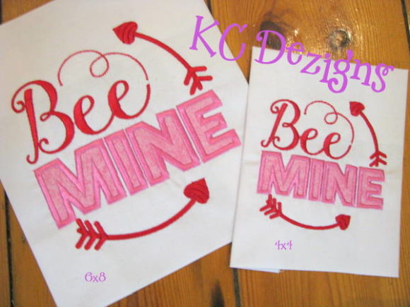 Bee Mine Valentine Applique Design Review