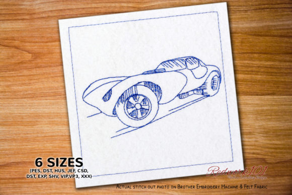 Cheetah Race Cars Redwork Design: Hands-On Review