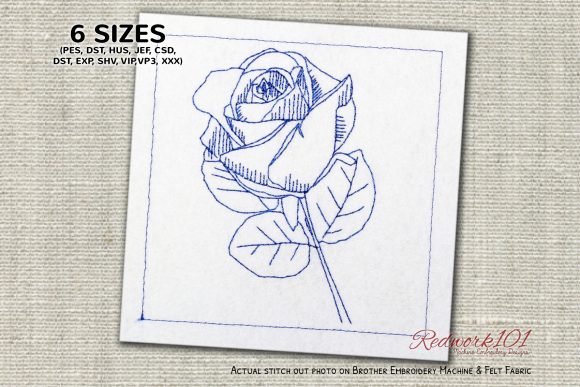 Evaluating Beautiful Red Rose Redwork for Small Business Projects