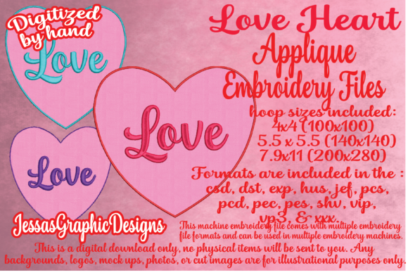Love Heart Applique: A Designer's Review for Personalized Gifts