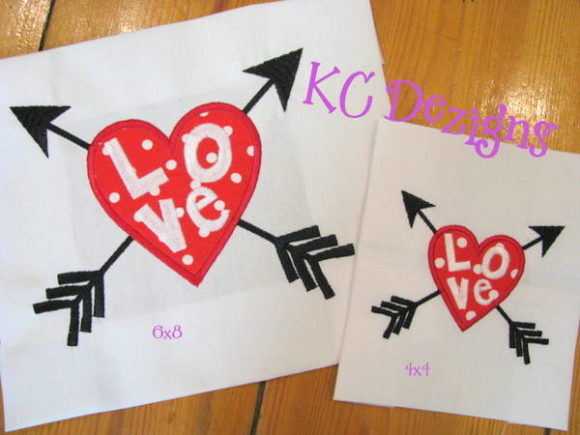 Love Heart with Arrow Valentine Applique: A Designer’s Gift Review