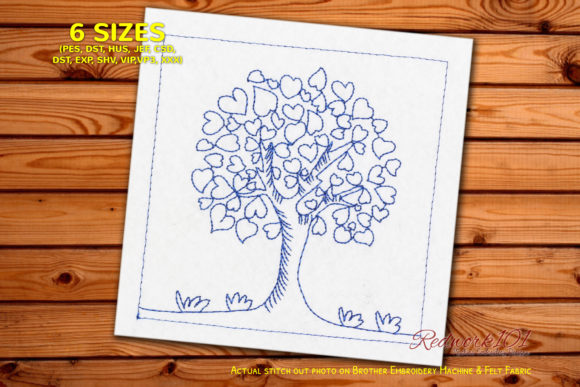 Love Tree Leaves Machine: An Embroidery Designer's Take