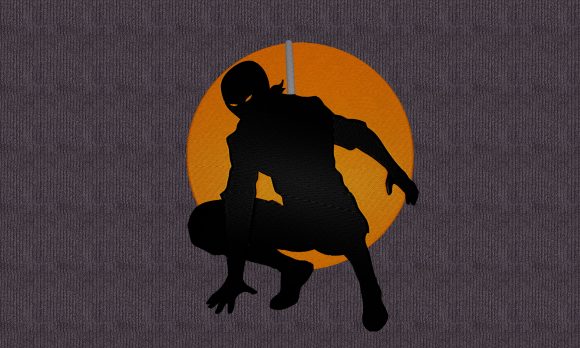 Ninja Warrior Embroidery: A Bold Design for Personalized Keepsakes